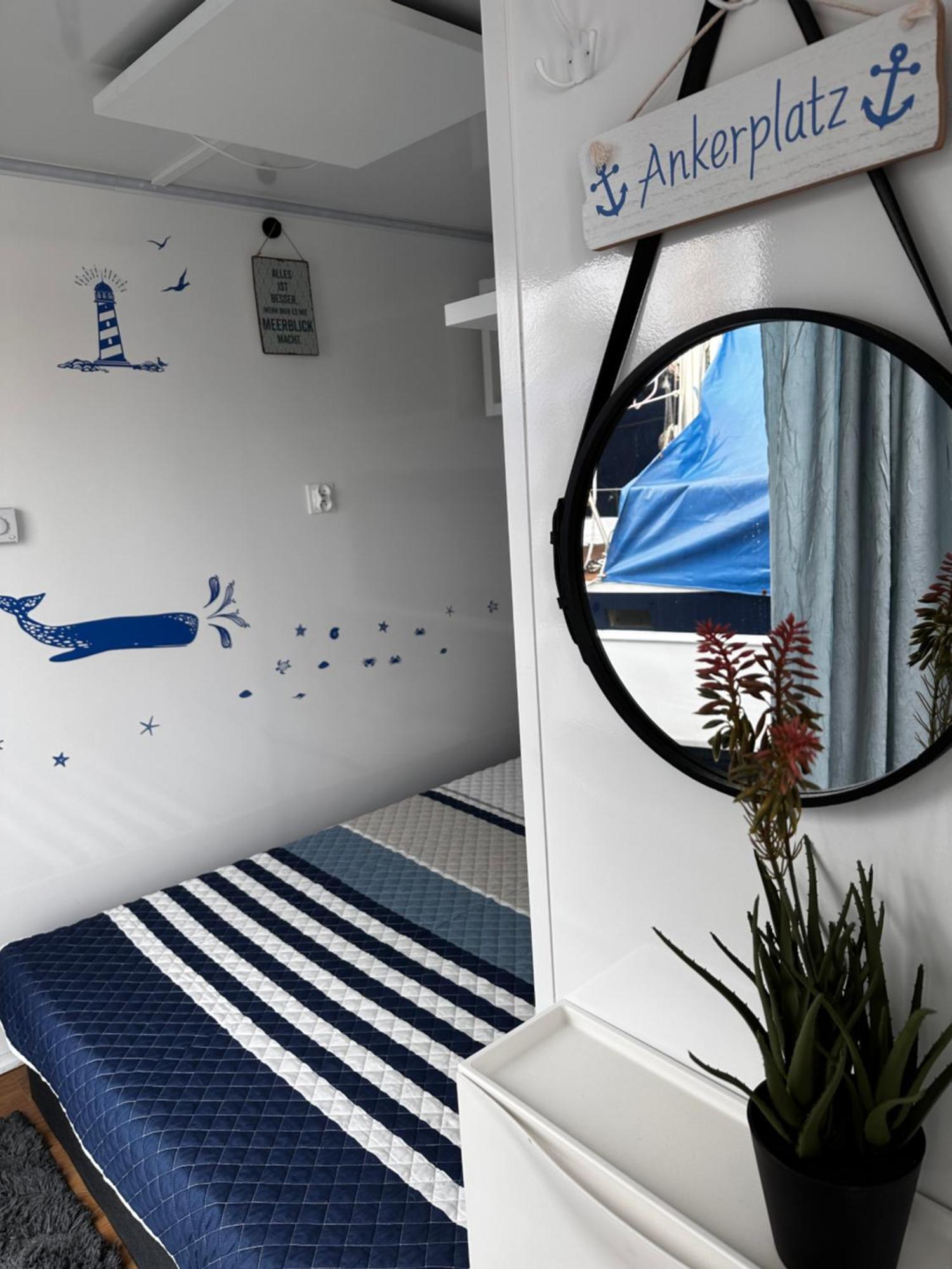 Premium Hausboot Trave Traum Apartment Lubeck Exterior photo